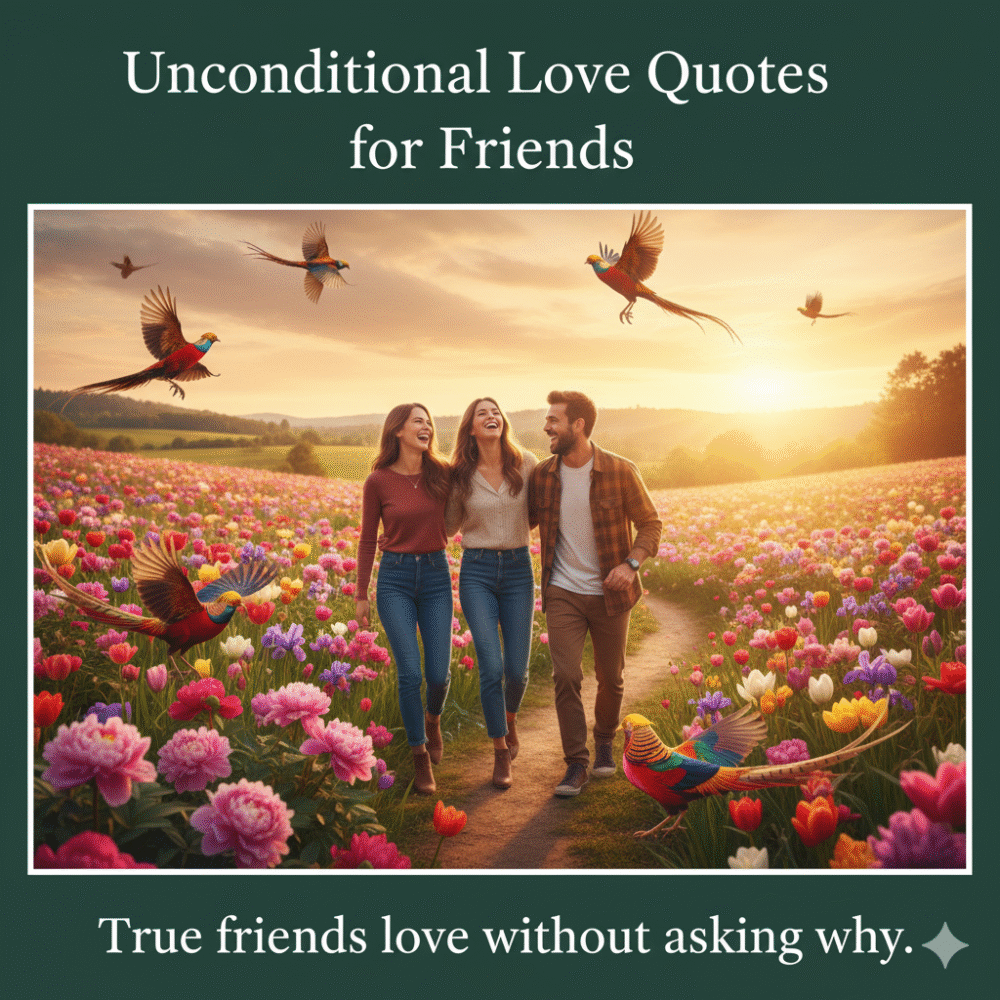Unconditional Love Quotes for Friends