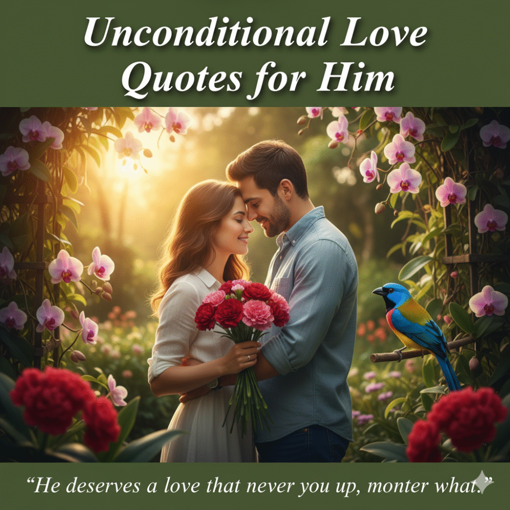 Unconditional Love Quotes for Him