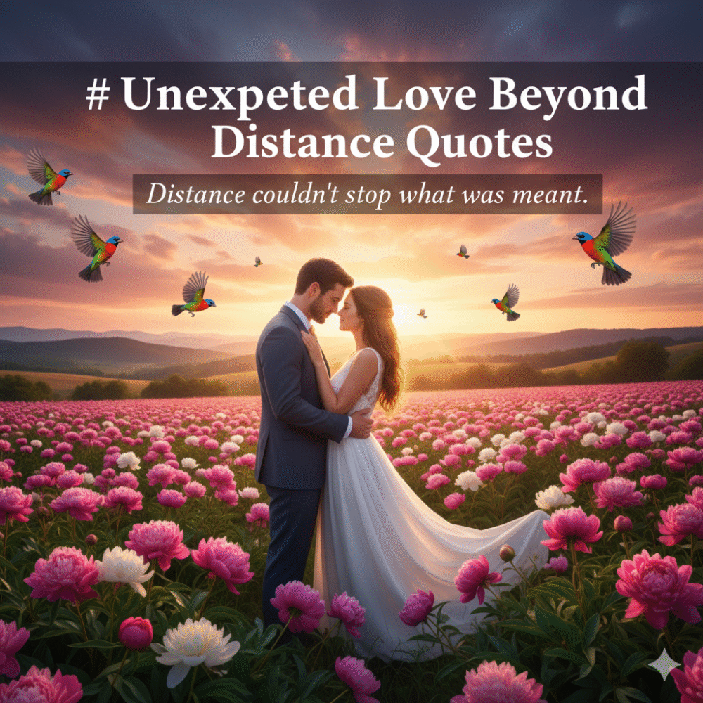 Unexpected Love Beyond Distance Quotes