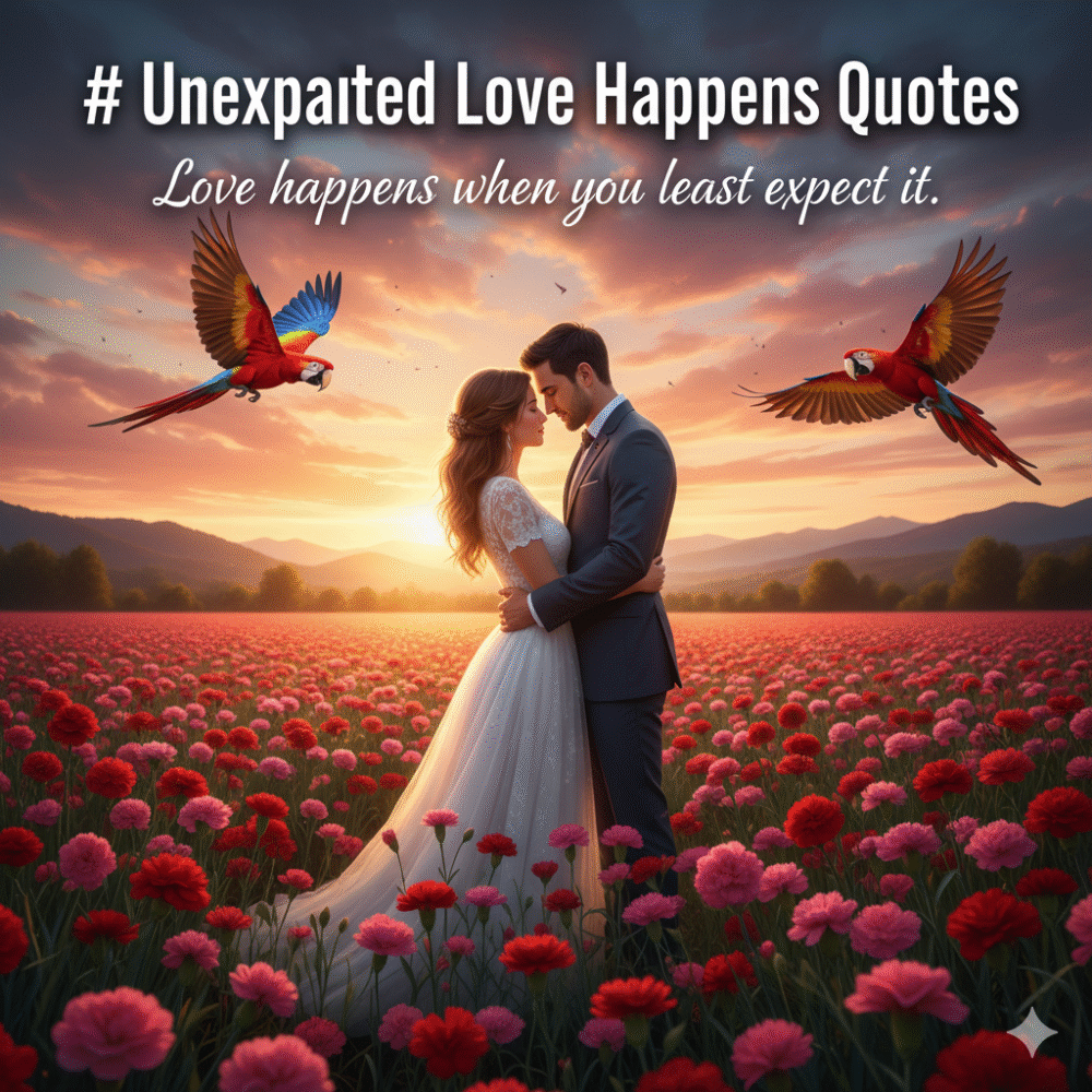 Unexpected Love Happens Quotes