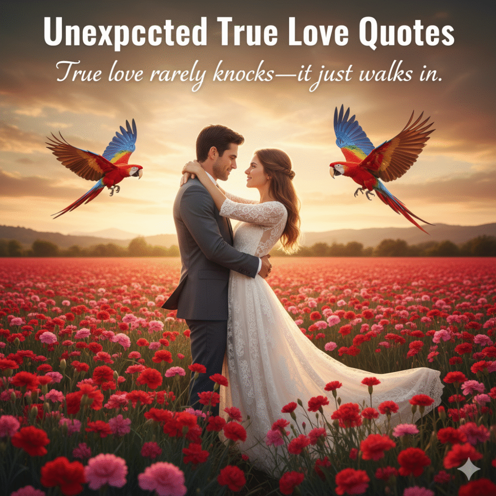 Unexpectedly Finding Love Quotes