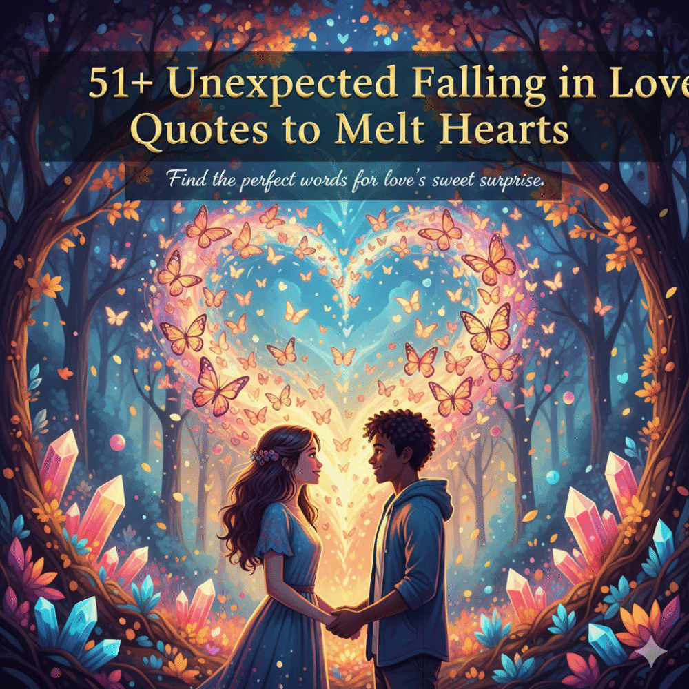 unexpected falling in love quotes